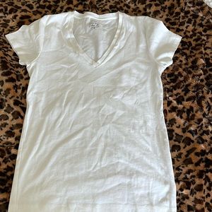 J Crew Fine Rib Cotton Tee